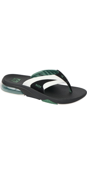 2026 Reef Mens Fanning+ Sandals CJ9037 - White / Black / Green